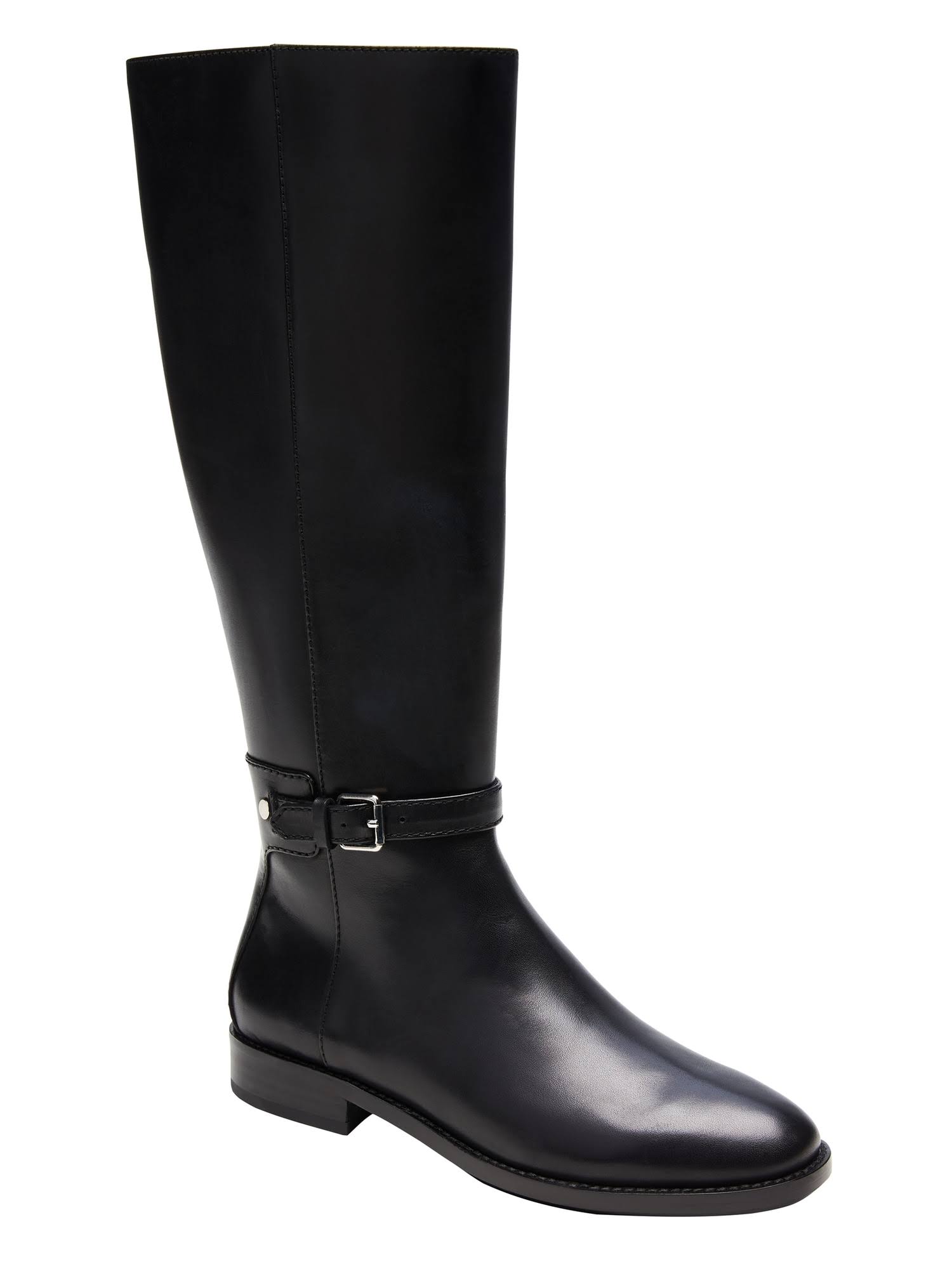 Banana Republic Women's Riding Boot Black Leather Size 5