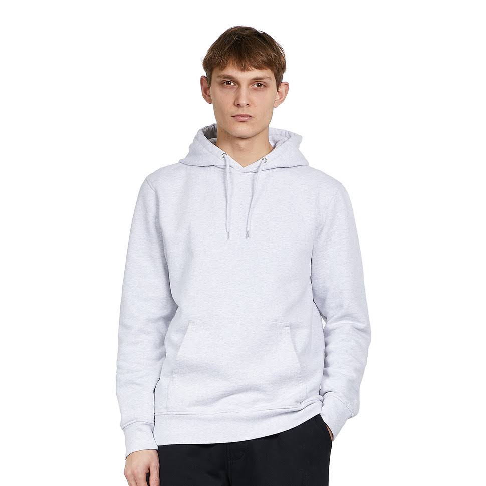 Colorful Standard Classic Organic Hoodie - Snow Melange - M - Men
