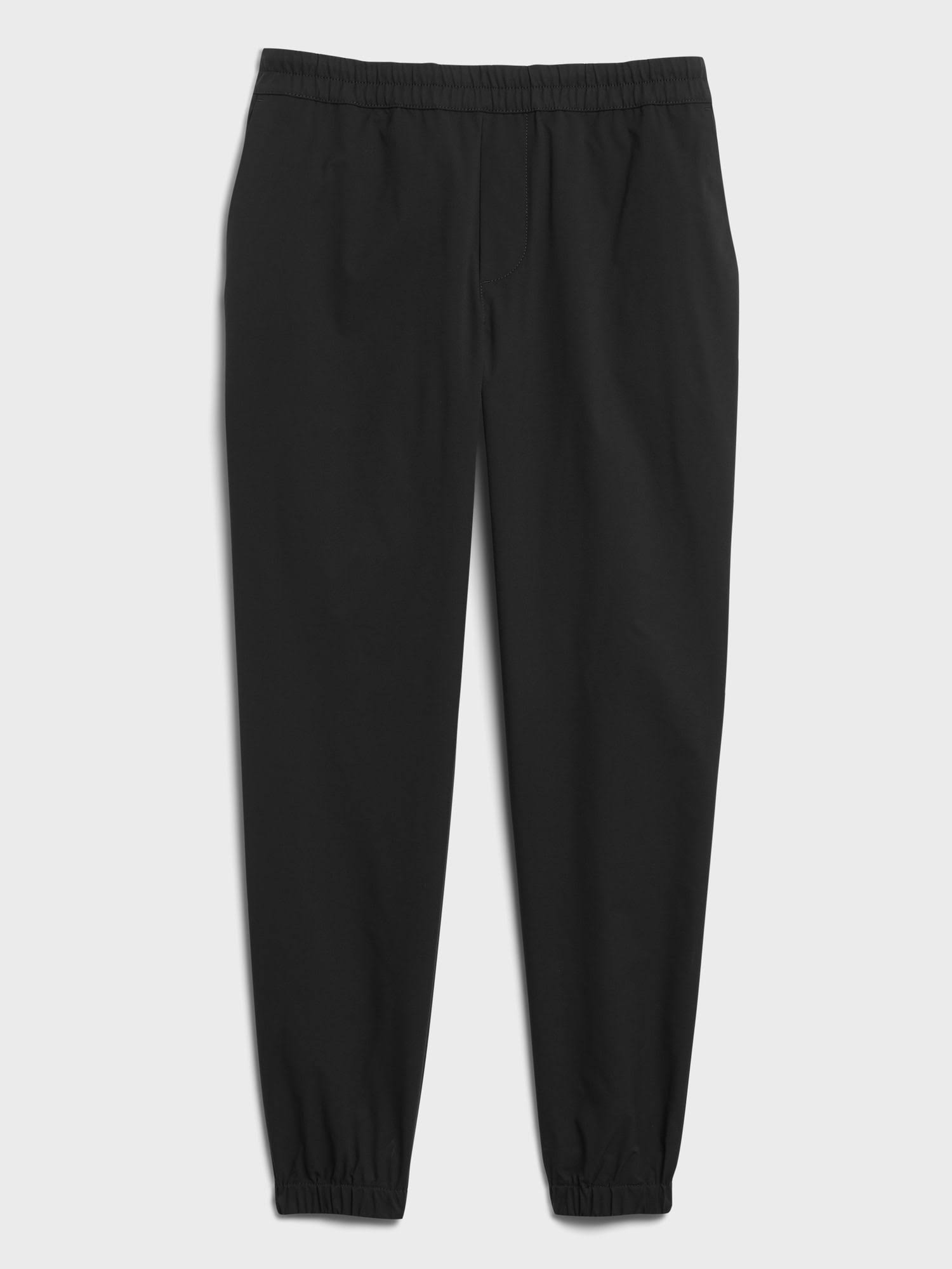 Banana Republic Men's Slim Motion Tech Jogger Black Tall Size XL