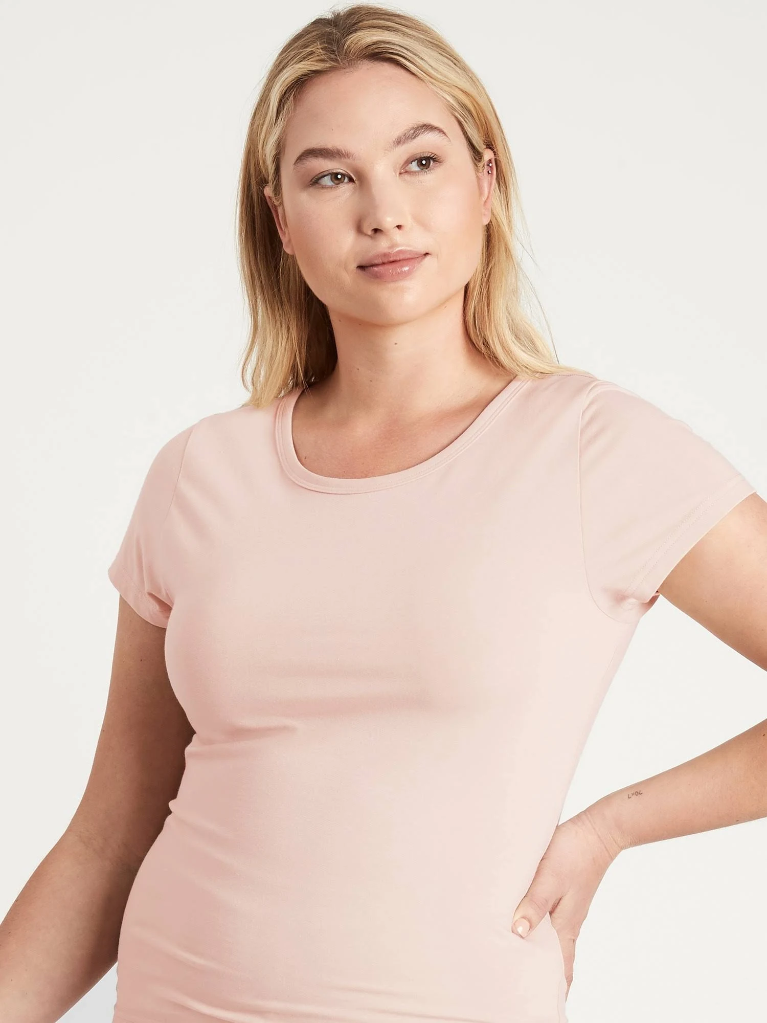 Banana Republic Women's Essential Layering T-Shirt Hue 120 Size S