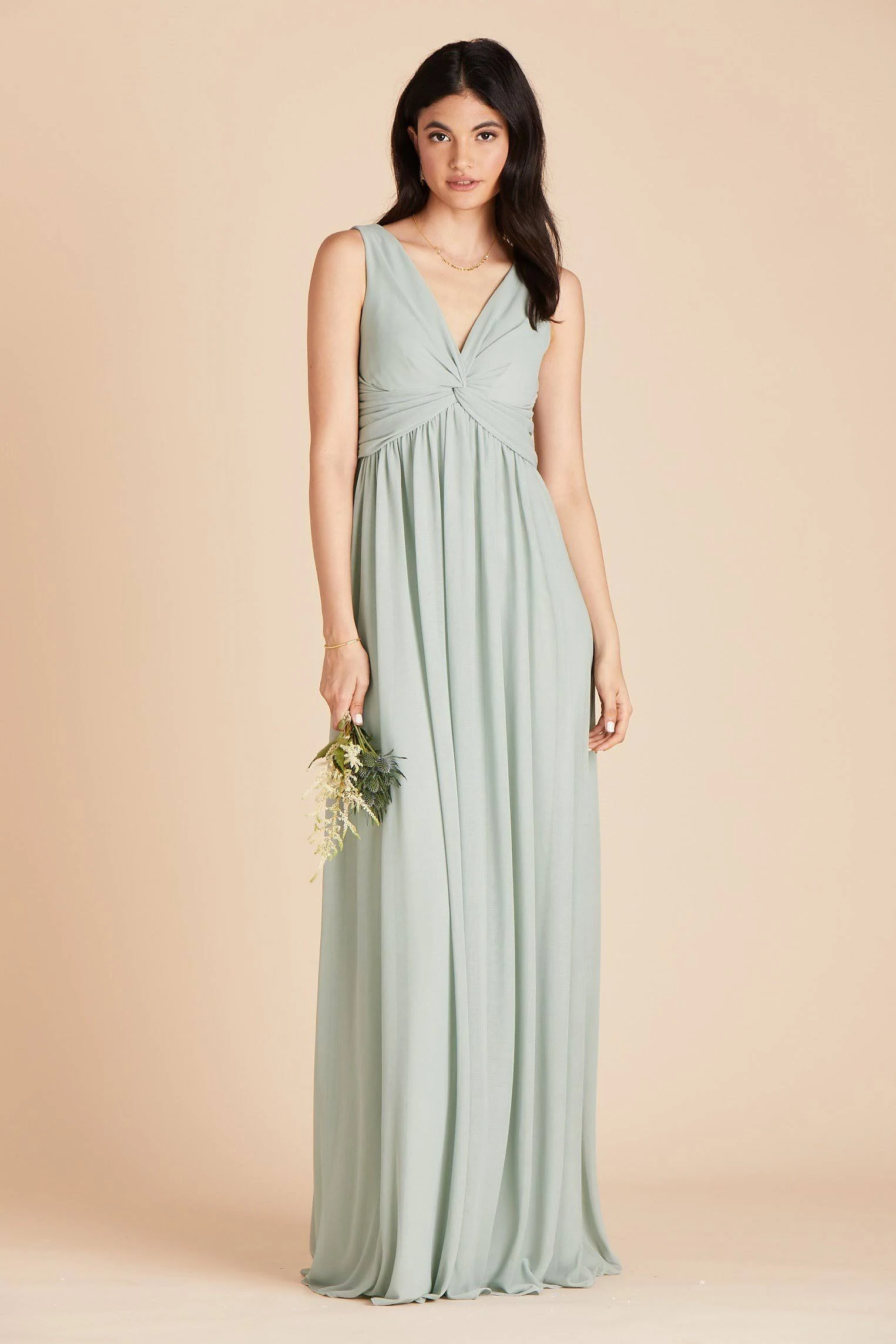 Birdy Grey Lianna Bridesmaid Dress in Sage S / Sage