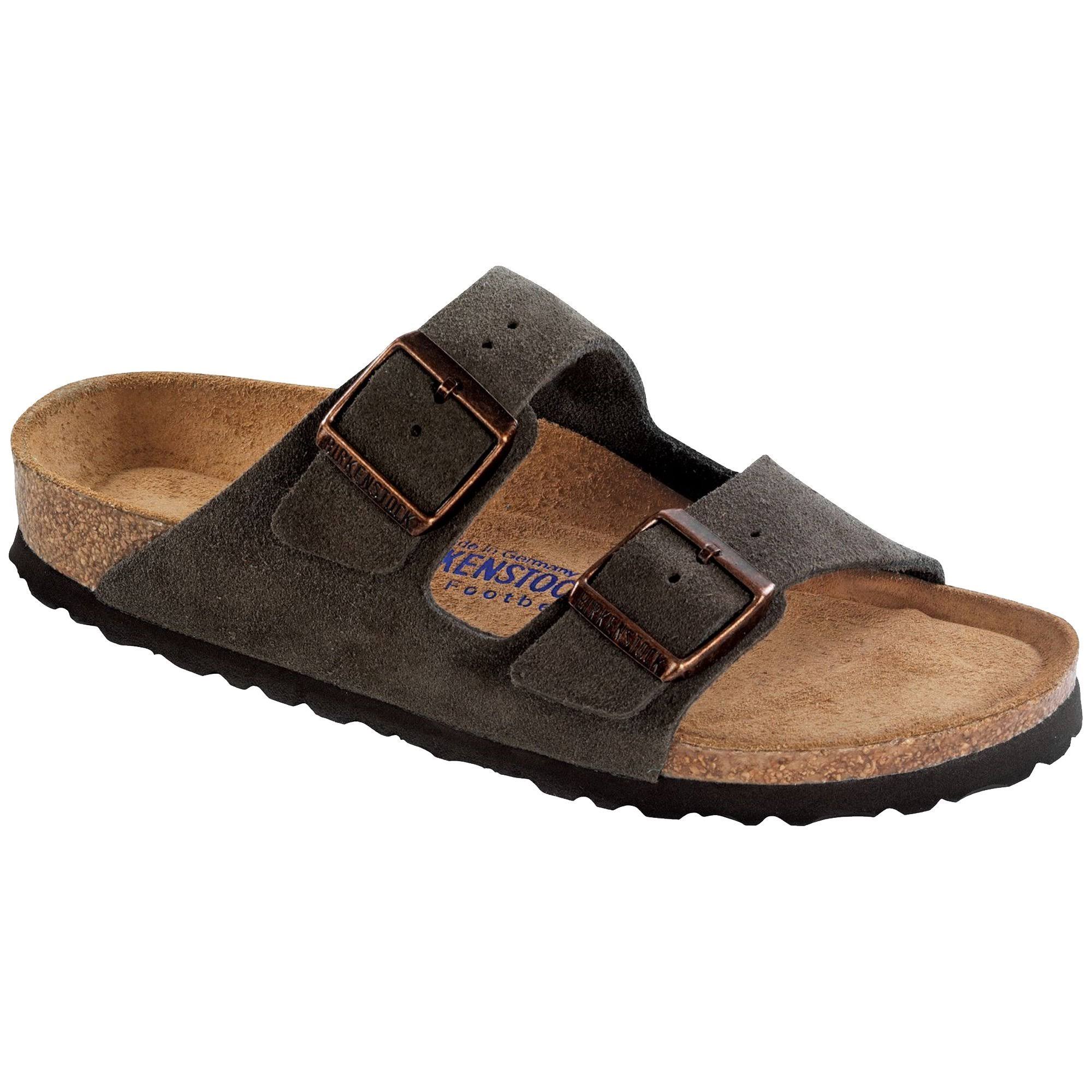 Birkenstock Arizona Sandal - 38 Narrow - Mocha Suede