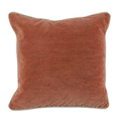 Vedika Cotton Throw Pillow Color: Terra Cotta