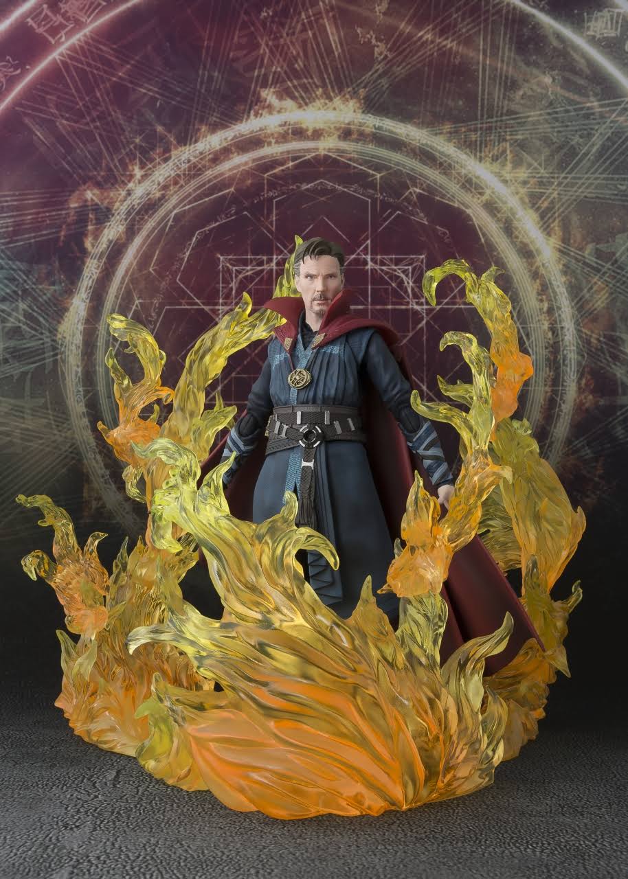 Doctor Strange S.H. Figuarts Action Figure Doctor Strange & Burning Flame Set 15 cm