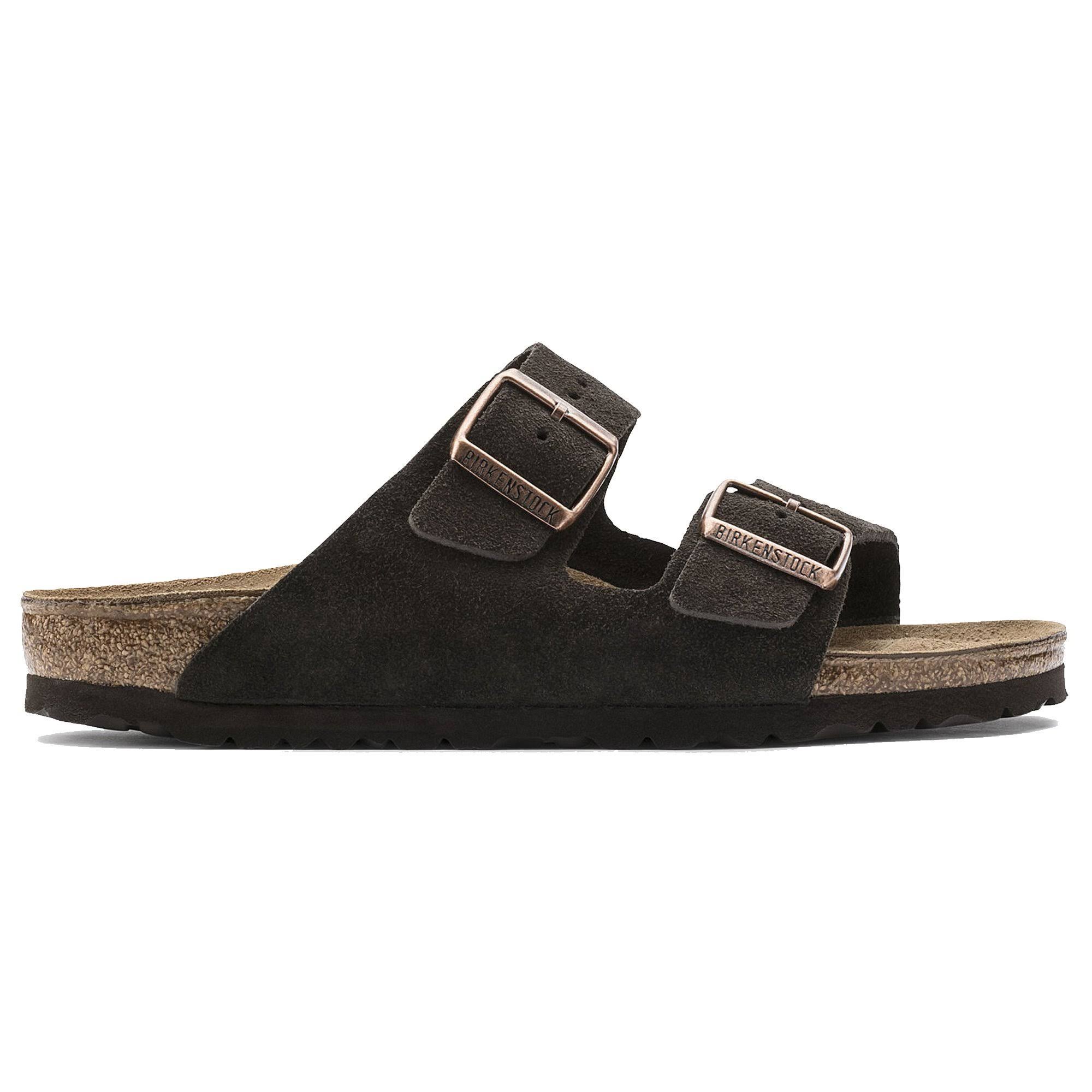Birkenstock Arizona Sandal - 38 Narrow - Mocha Suede