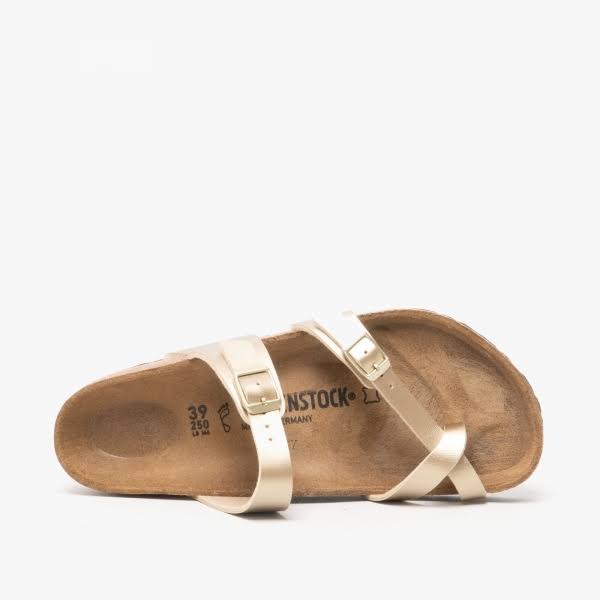 Birkenstock Mayari Birko-Flor Gold Thong Sandals