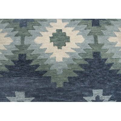 Loon Peak Harrison Hand-Tufted Blue Area Rug