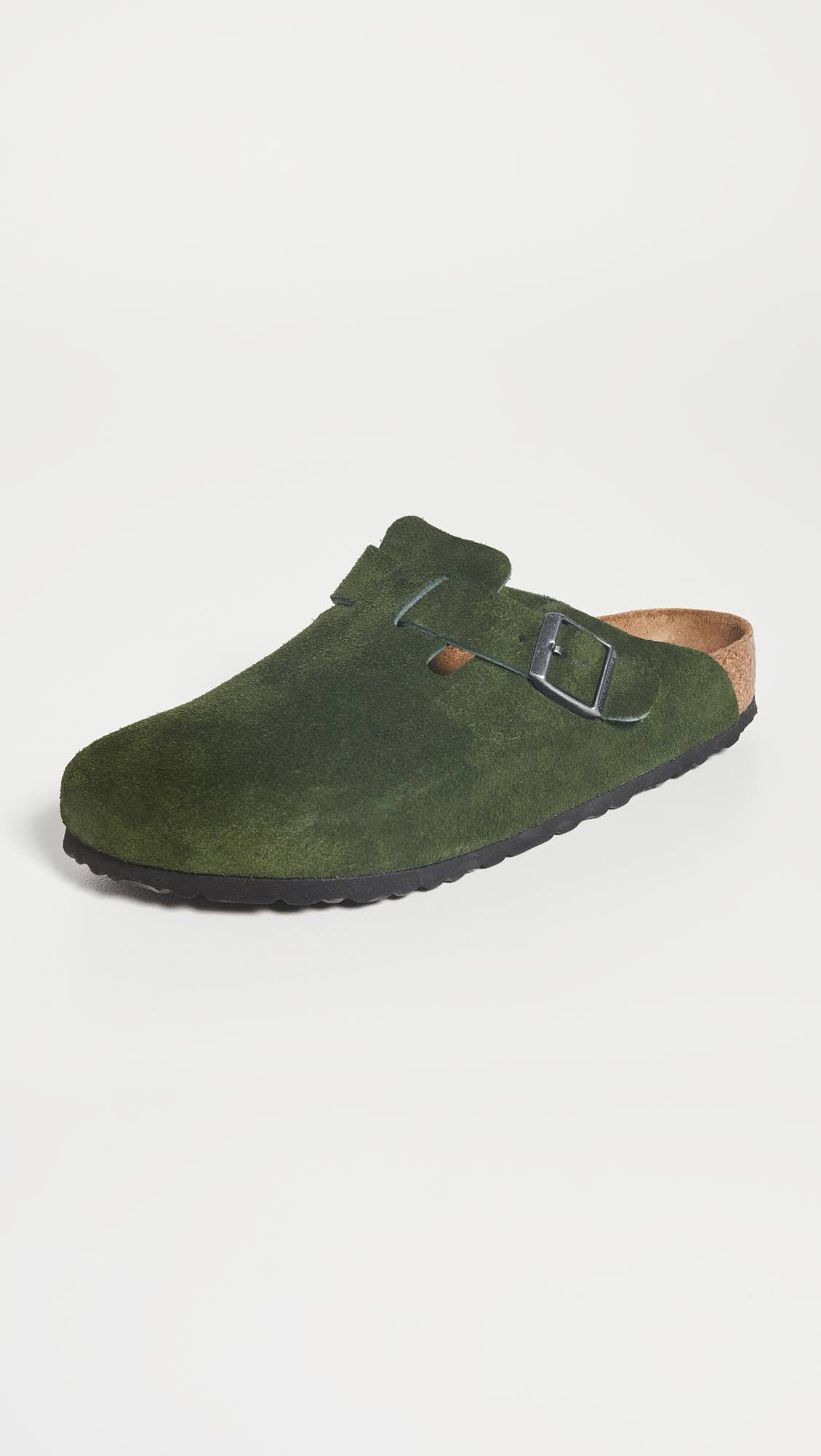 Birkenstock Boston Soft Footbed Clog, Mountain View Suede