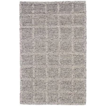 Mcmurry Geometric Hooked Wool Gray Area Rug Williston Forge Rug Size: Rectangle 3&6x22 x 5&6x22