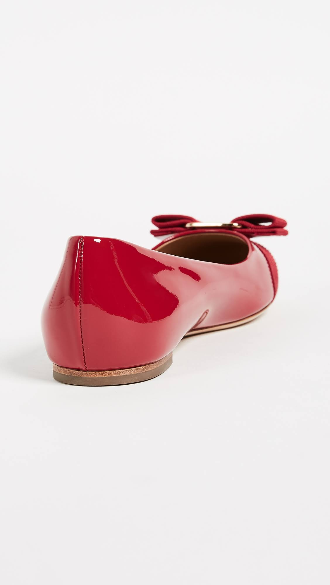 Salvatore Ferragamo Varina Ballet Flat Red 8