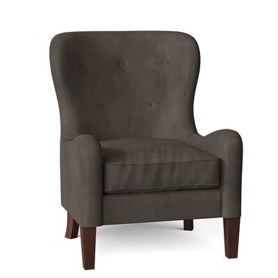 Gilliam 32x22 Wide Tufted Down Cushion Armchair Birch Lane Body Fabric: Tina Charcoal