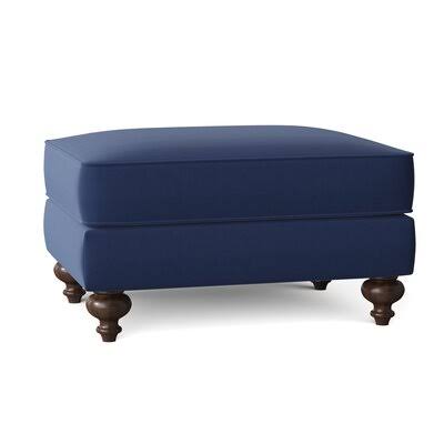 Birch Lane Durham 37x22 Rectangle Standard Ottoman Body Fabric: Spinnsol Navy