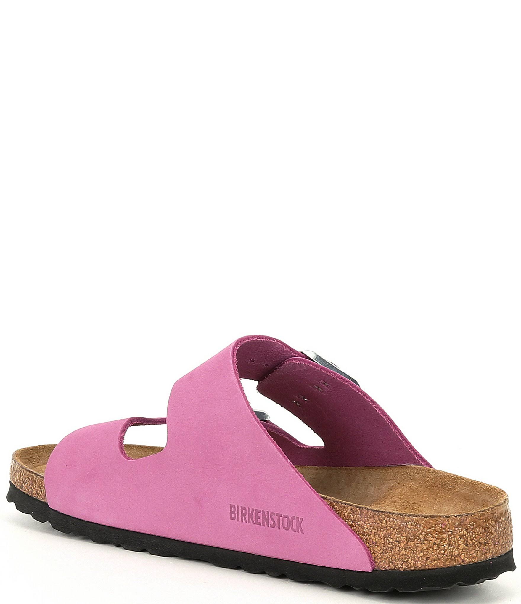 Birkenstock Women's Arizona Soft Footbed Azure Blue Nubuck