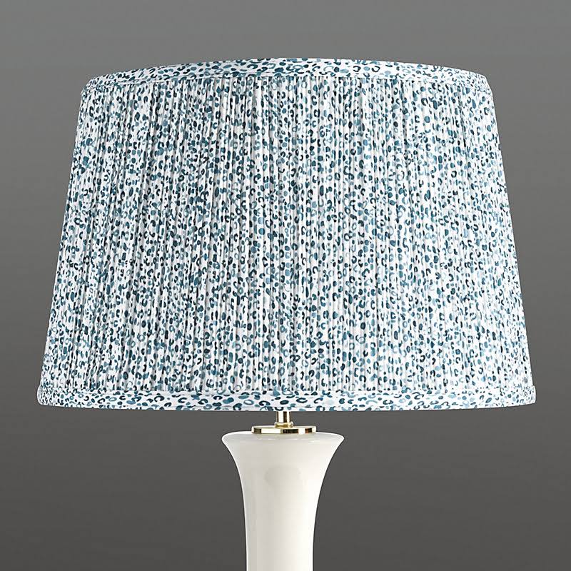 Limited Edition Lynx Pleated Lamp Shade Teal 18x22 - Ballard Designs
