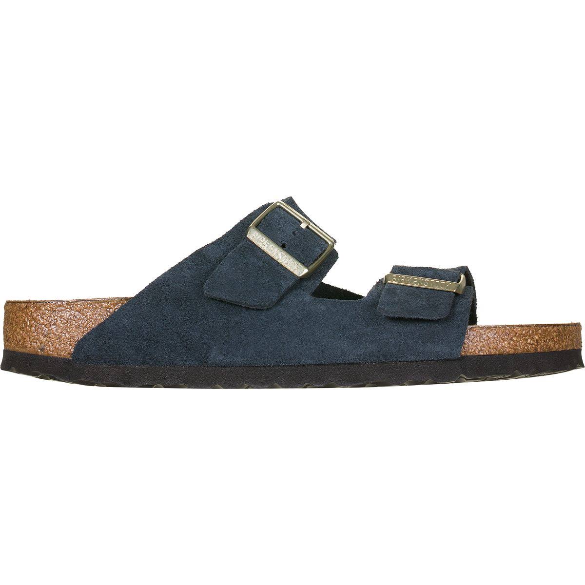 Birkenstock Arizona Soft Footbed, Navy Suede Size: 36 N