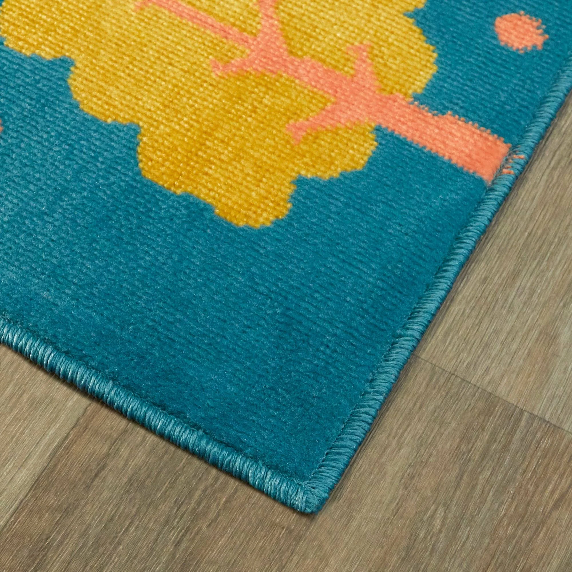 Balta Rural Roadway Blue 4 ft. x 6 ft. Kids Area Rug