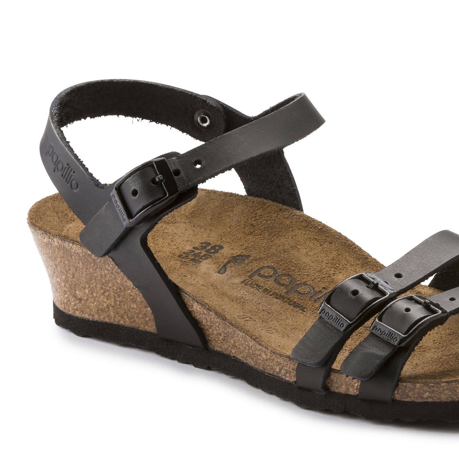 Birkenstock Women's Lana Sandal - 38 Narrow - Black Leather