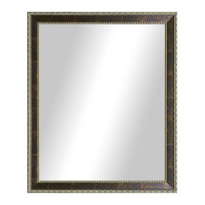 Traditional Square Copper Bronze Accent Mirror Size: 48x22 H x 36x22 W