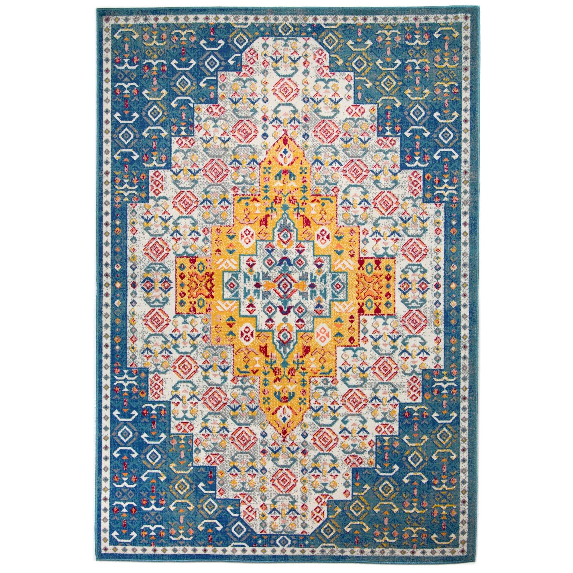Semih Oriental Medallion Area Rug - 2' x 7' Runner - Taupe