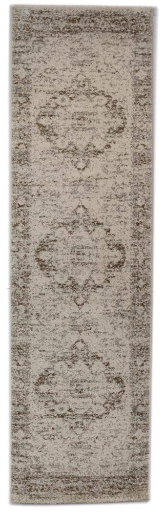 Style Selections Keenly Rust/Cream Indoor Area Rug 2 x 7 60741263-2X7