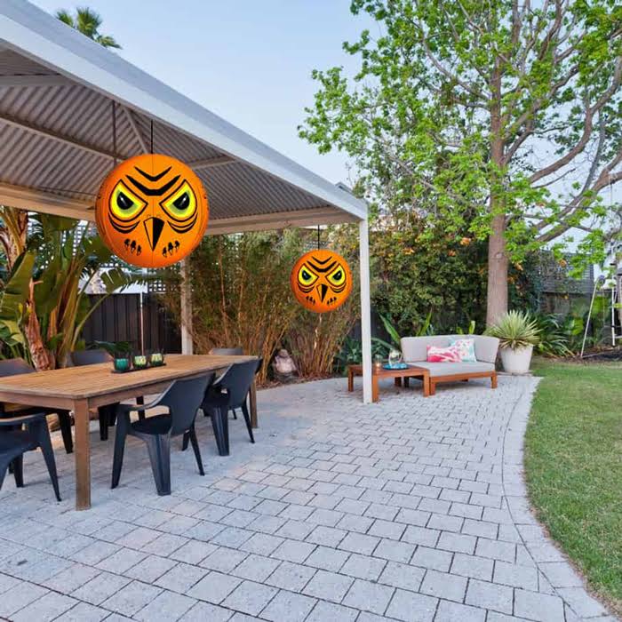 Bird-X T-EYES+ Terror Eyes, 3D Balloon Scares Pest Birds