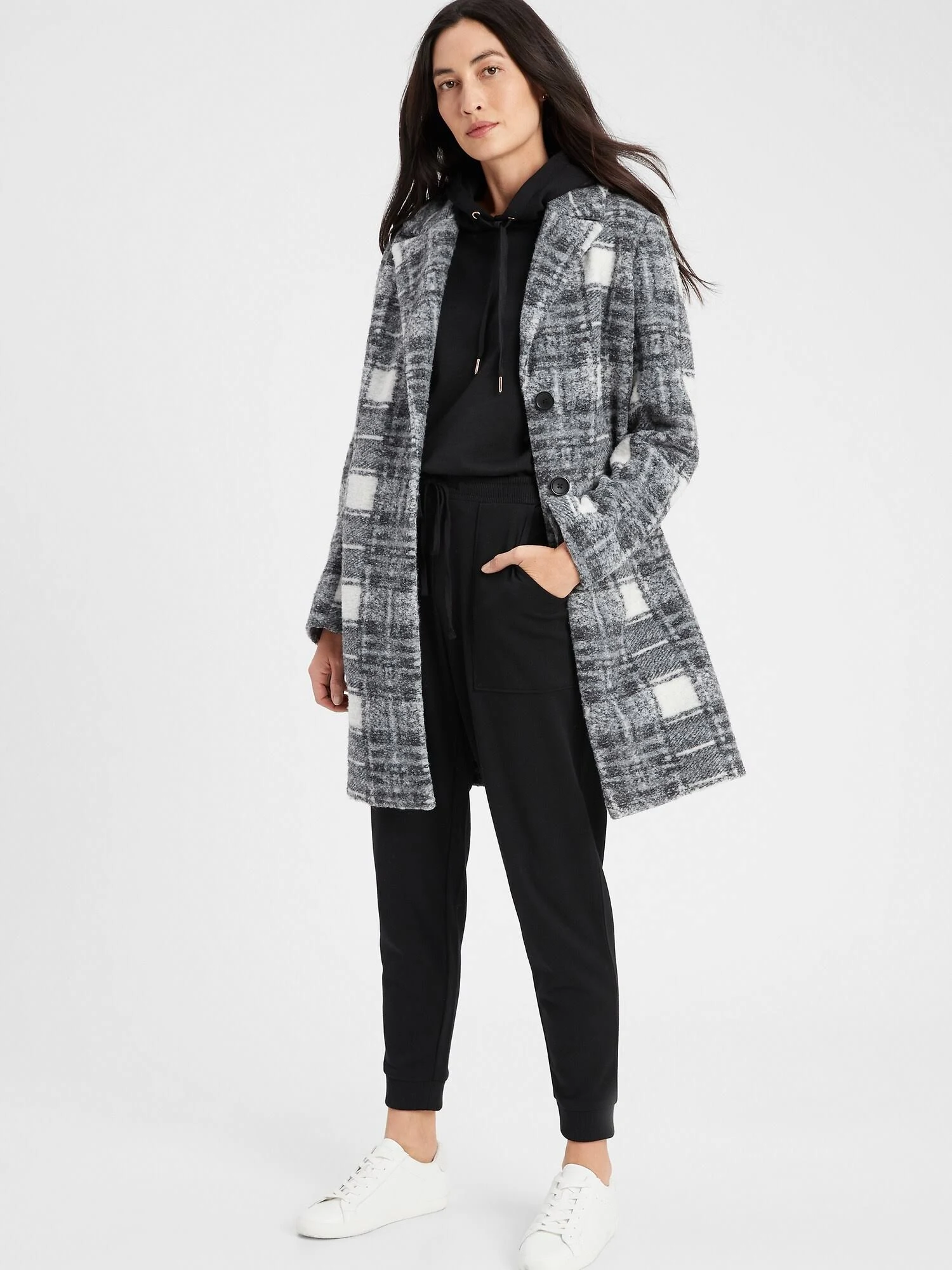 Women's Knit Terry Jogger Pant Black