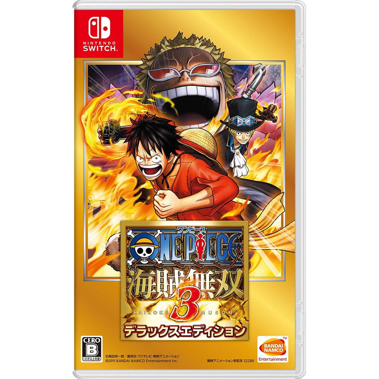 Nintendo Switch One Piece Pirate Warriors Kaizoku Musou 3 Deluxe Edition Japan
