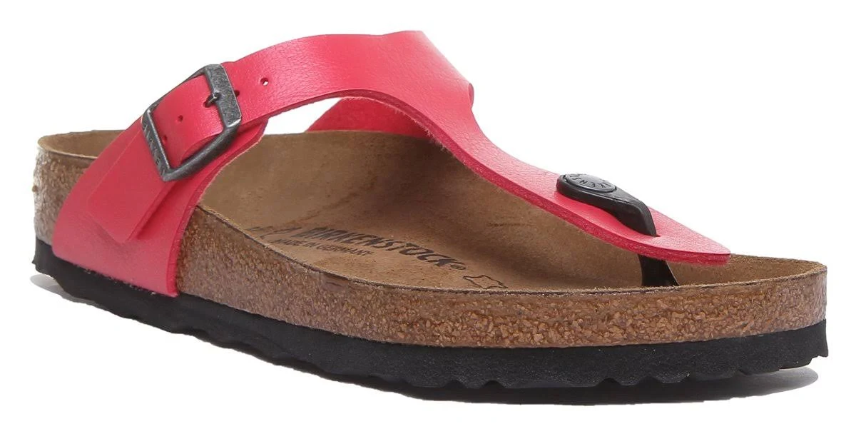 Birkenstock Gizeh Birko-Flor Graceful Raspberry Thong Sandals