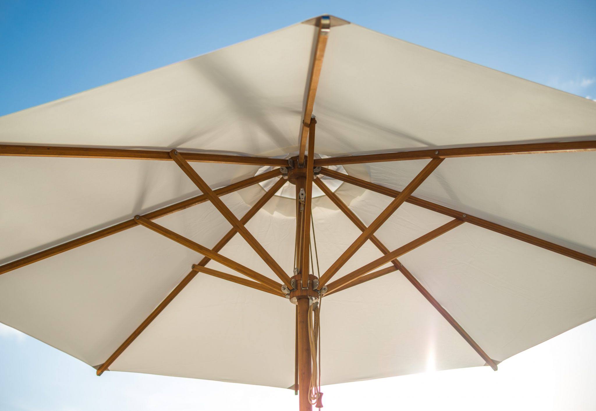 Bambrella Levante Square Bamboo Outdoor Umbrella