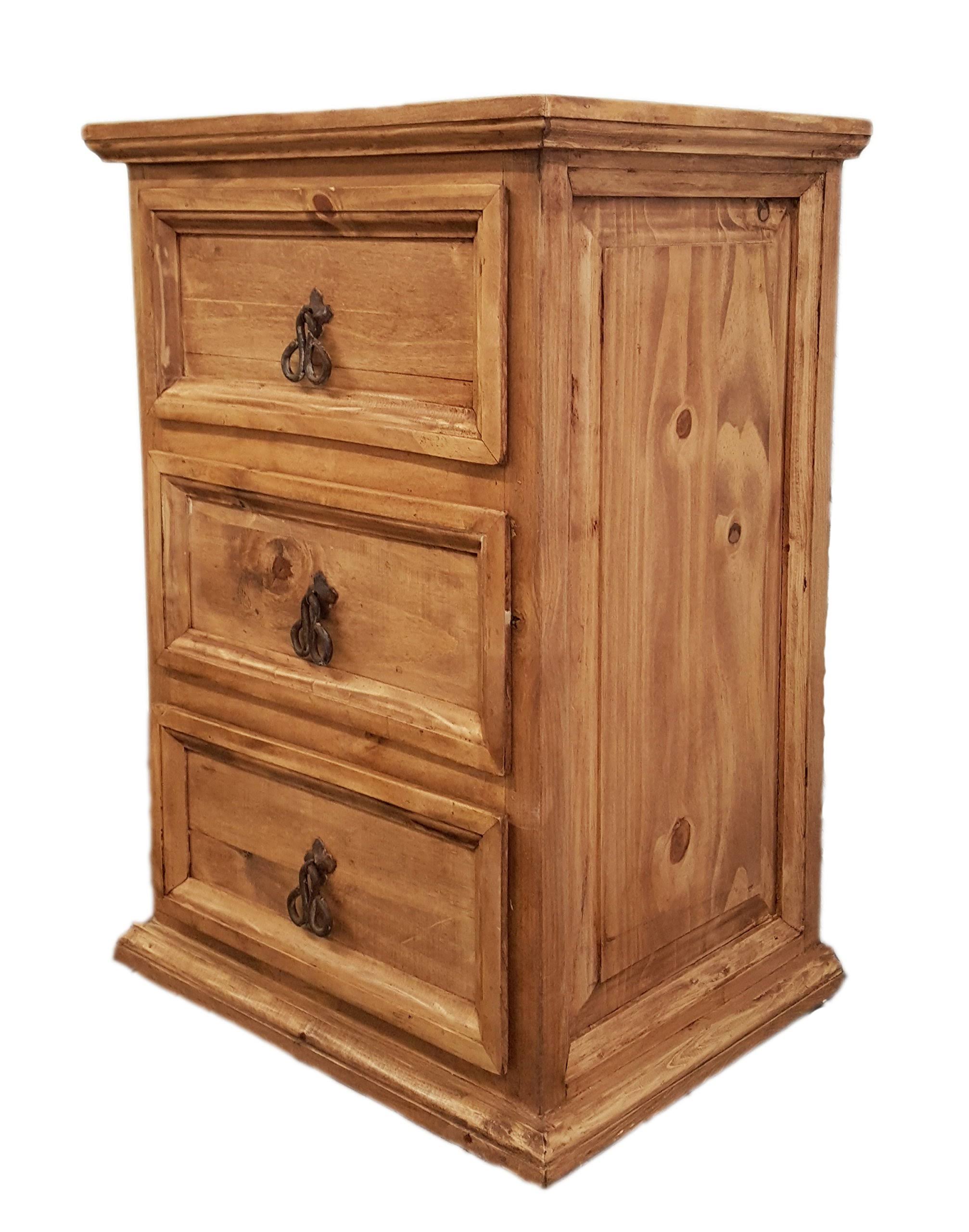 Rustics for Less LT-BUR-02 Santa Rita Nightstand, Short, Medium