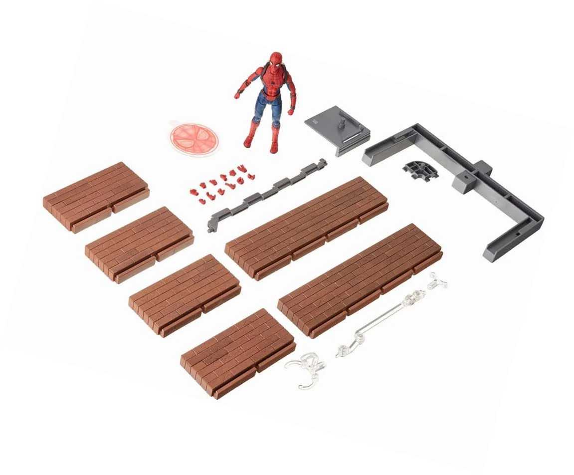 Spider Man Homecoming & Tamashii Option ACT Wall Bandai S.H.Figuarts