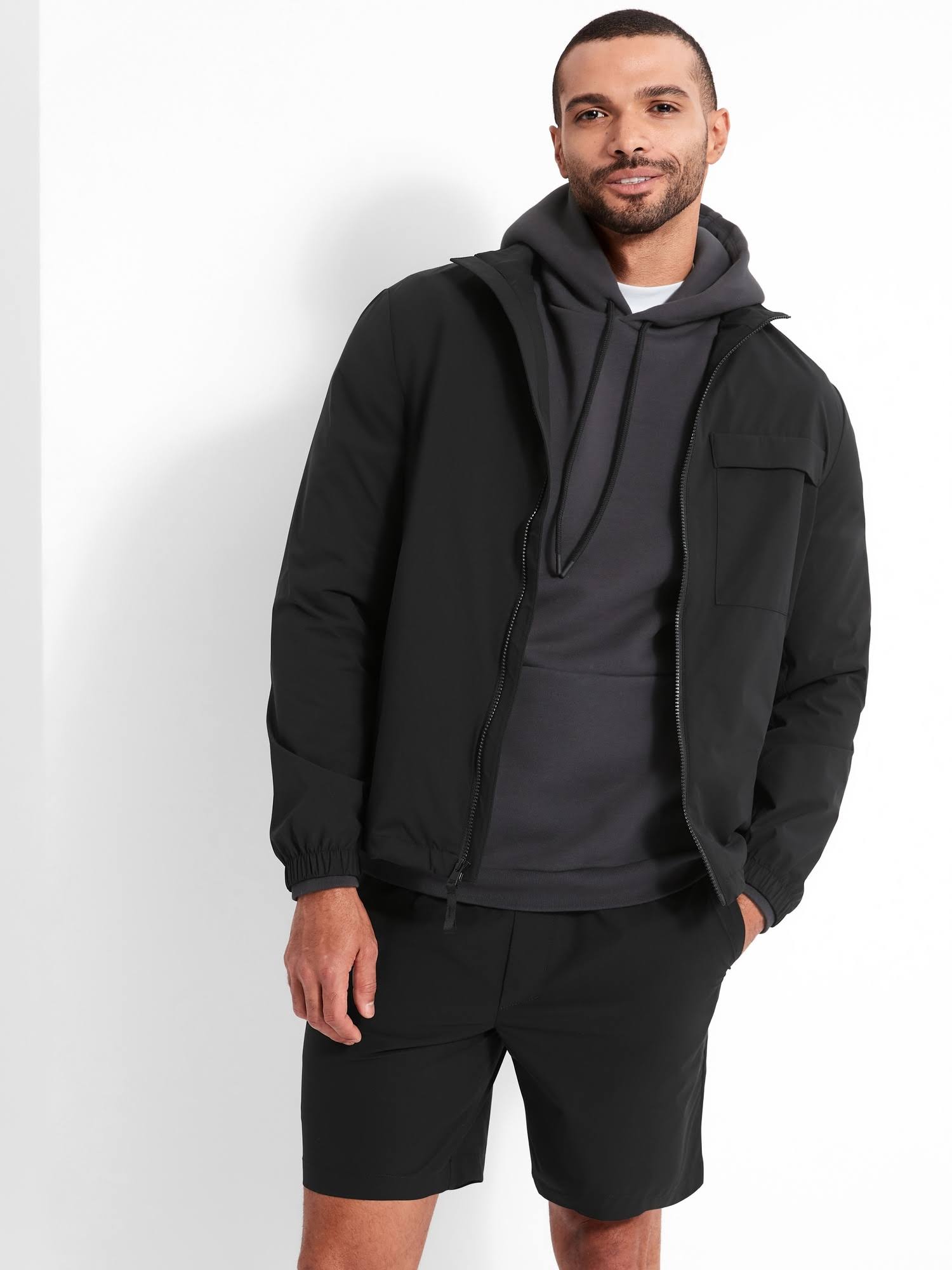 Banana Republic Men's Motion Tech Jacket Black Size M