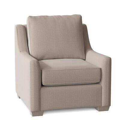 Birch Lane Godwin 33x22 Wide Armchair Body Fabric: Macc Ecru