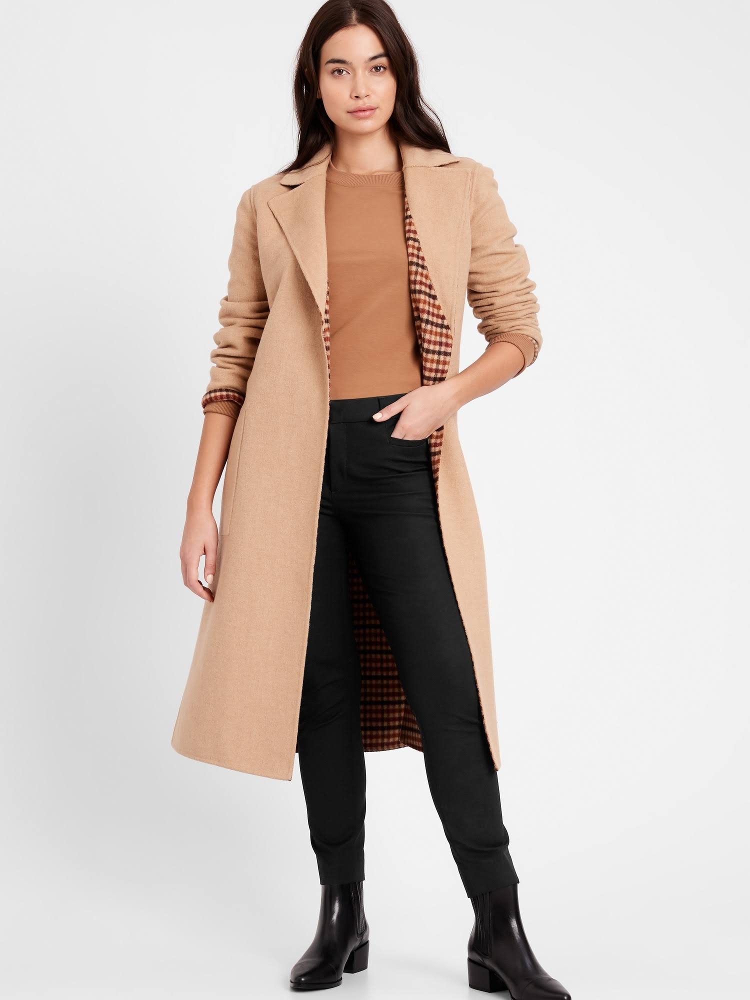 Banana Republic Women's Curvy Mid-Rise Skinny Sloan Pant Black Size 0 Short