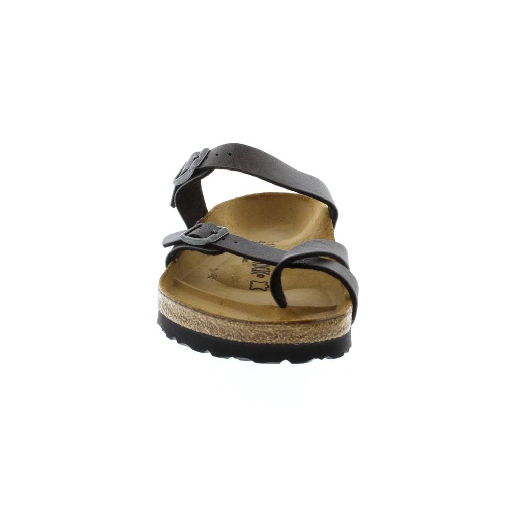 Birkenstock Mayari Birko-Flor Pull Up Anthracite Thong Sandals