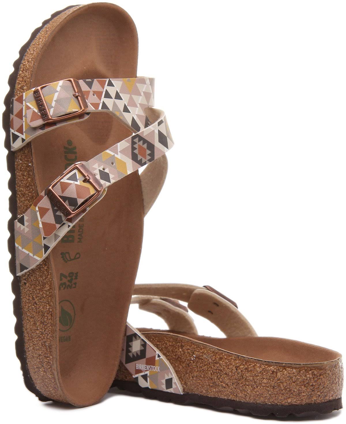 Birkenstock Women's Yao Balance Birko-Flor Sandals Ethno Mocha 3.5