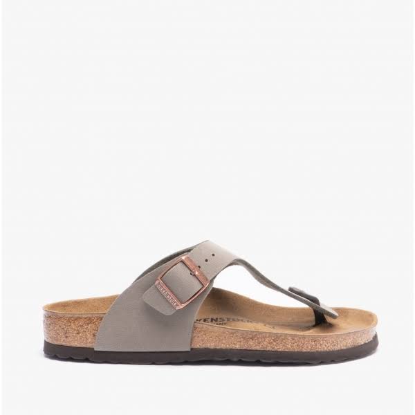 Birkenstock Ramses Birko-Flor Nubuck Stone Thong Sandals