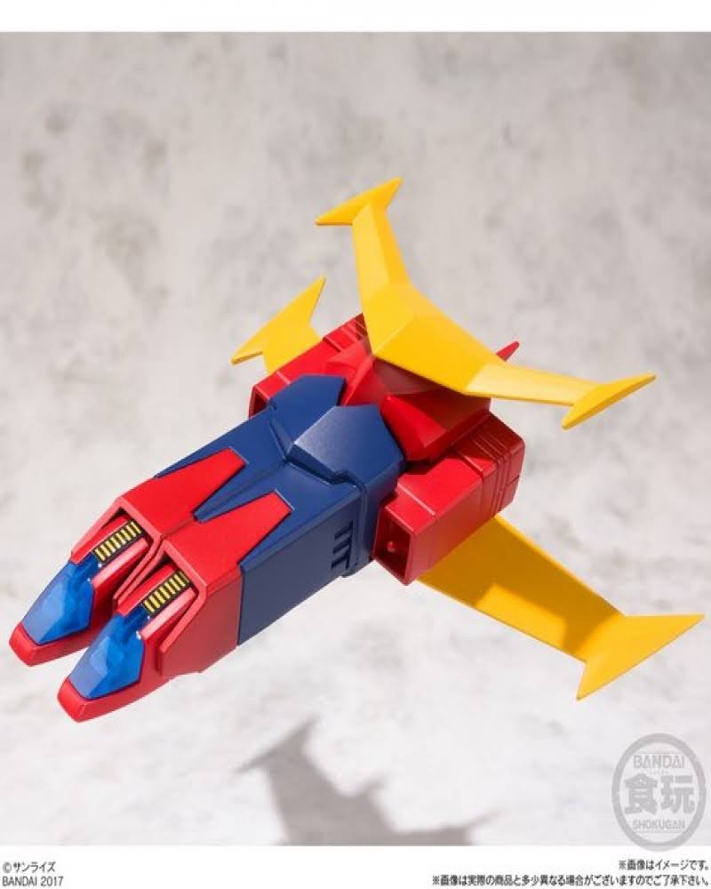 Bandai Shokugan Super Mini Pla Invincible Super Man Zambot 3 Model Kit