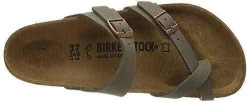 Birkenstock Mayari Birko Flor Nubuck Sandals - Stone
