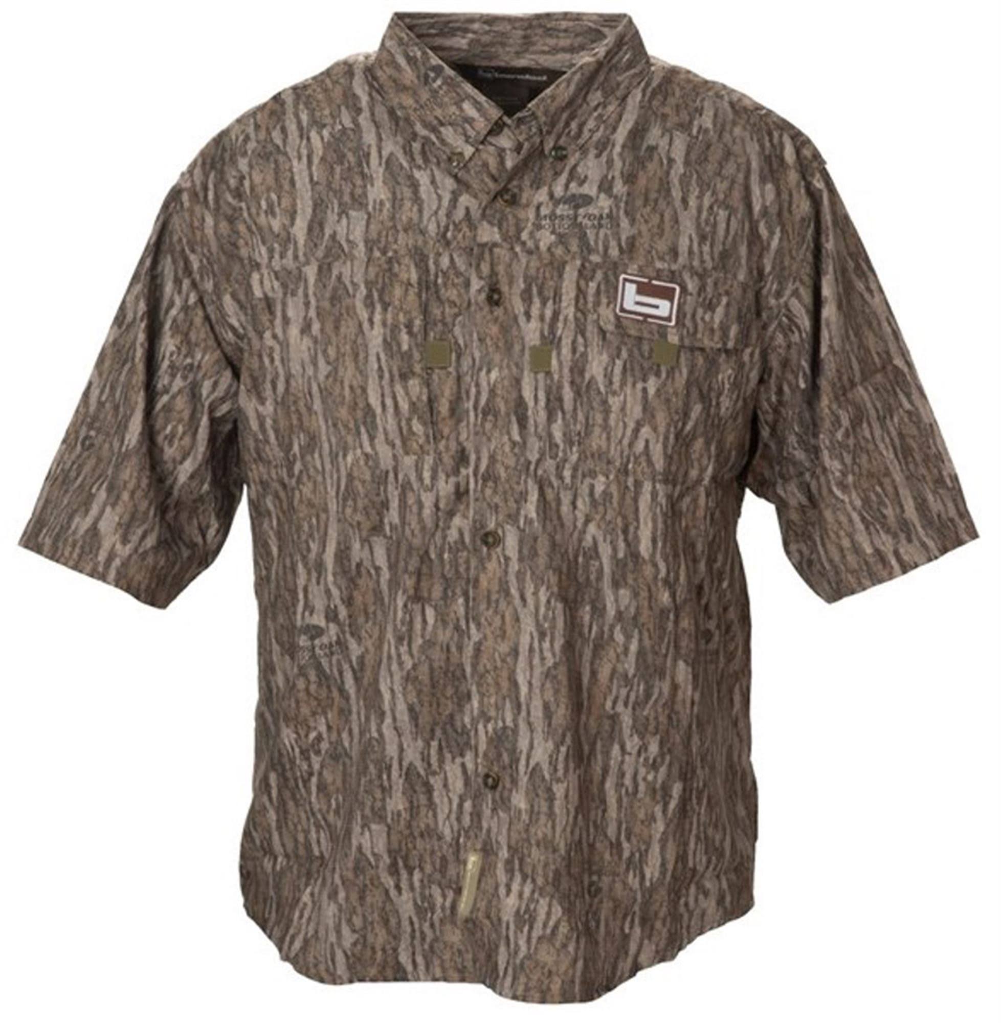 Banded Short Sleeve Hunting Shirt Bottomland 3 Extra Large, Men's, Green