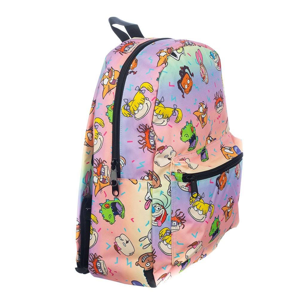 Nickelodeon 90&s Nicktoons Rainbow All of Printed Backpack