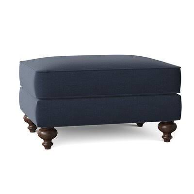Birch Lane Durham 37x22 Rectangle Standard Ottoman Body Fabric: Sunbrella Meridian Twilight
