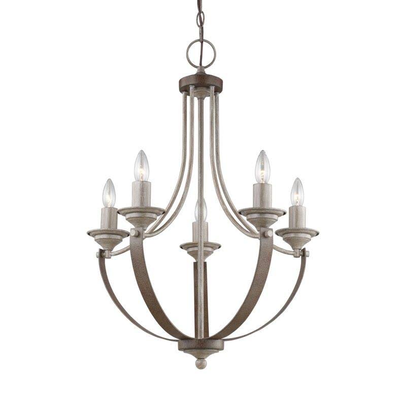 Kenna 5 - Light Empire Chandelier Finish: Stardust