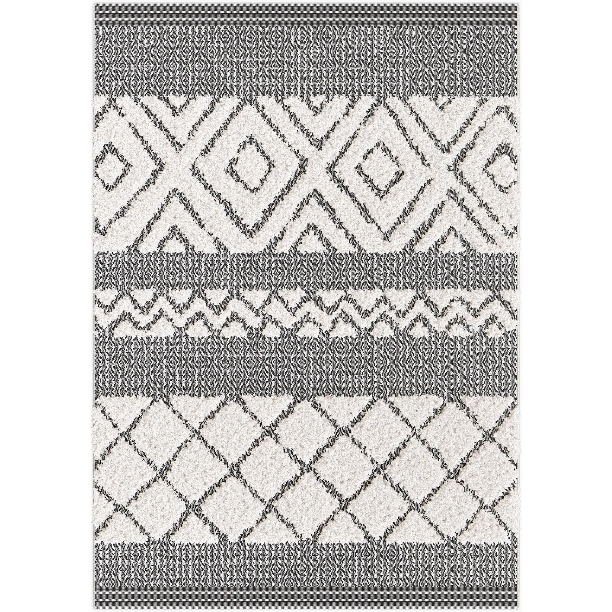 Carlyle Scandinavian Area Rug - 2&7x22 x 7& Runner - White