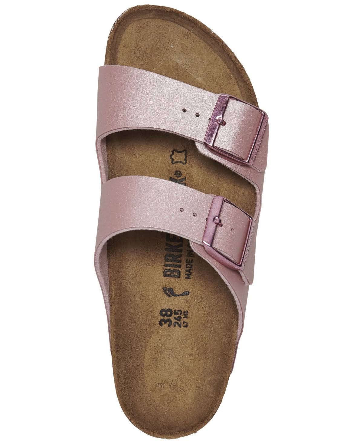 Birkenstock Arizona Icy Metallic Birko-Flor Old Rose / 41 / Narrow