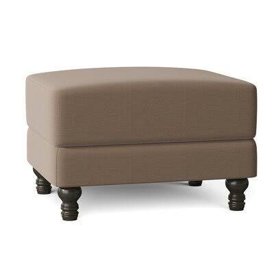 Birch Lane Montgomery 31x22 Rectangle Standard Ottoman Body Fabric: Sunbrella Spectrum Mushroom