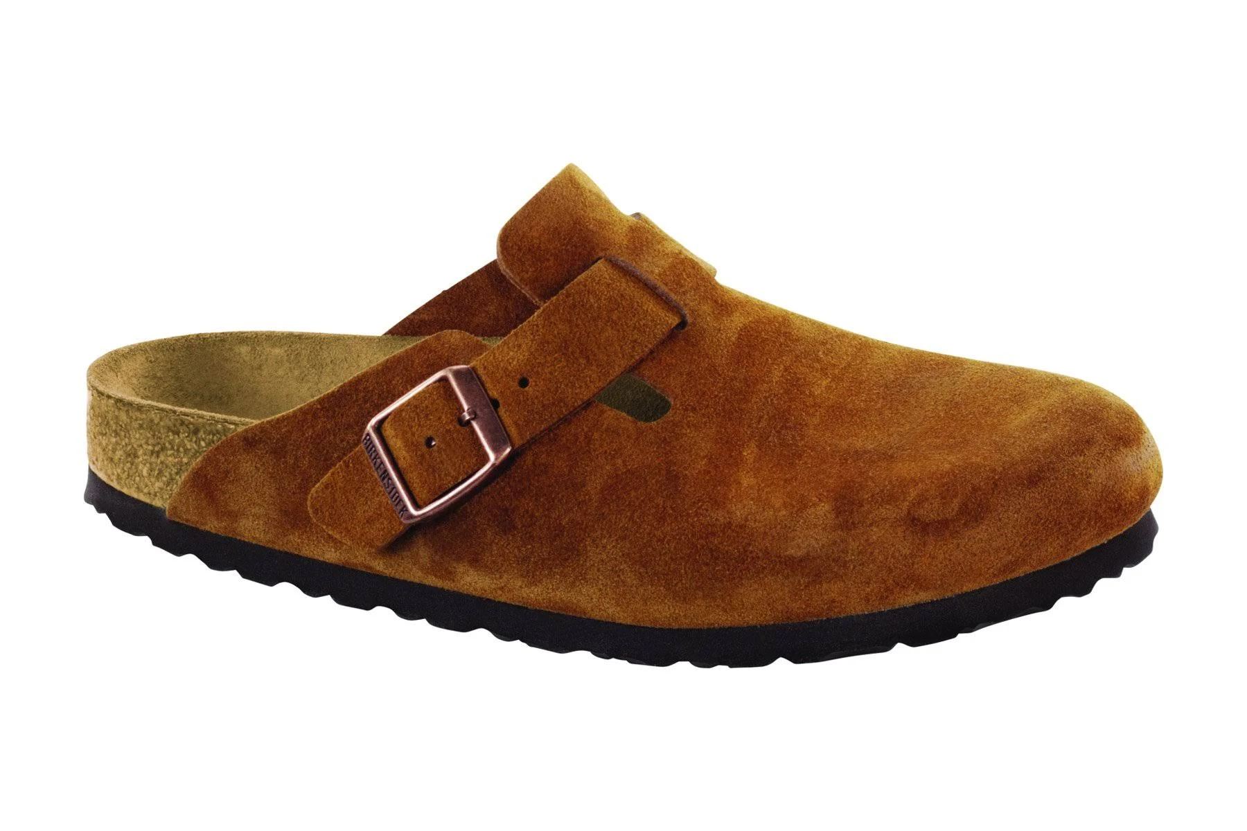 Birkenstock Boston Soft Footbed (38 Narrow Mink Suede)