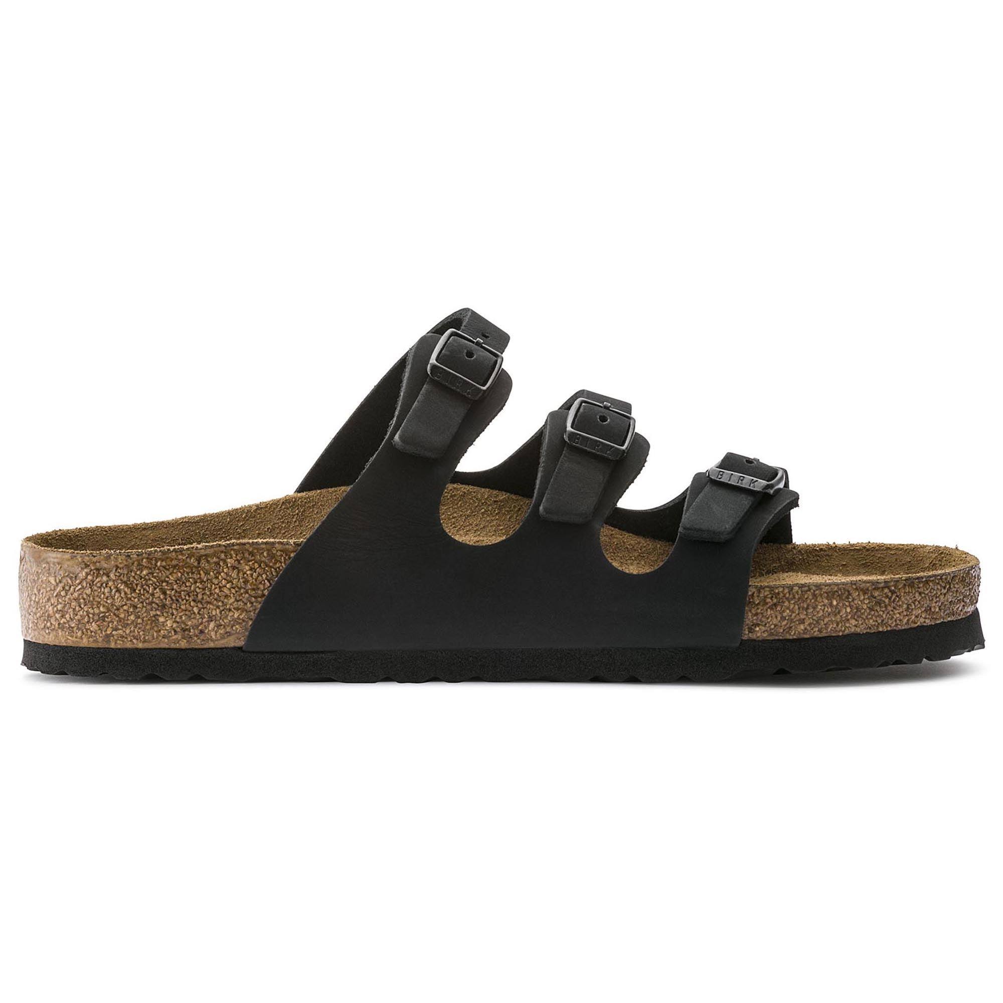 Birkenstock Women's Florida Soft Footbed (37 Black Nubuck)