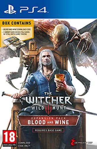 The Witcher 3: Wild Hunt PS4 Expansion Pack Blood & Wine (Download Code & 2 Gwent Card Decks) UK Import