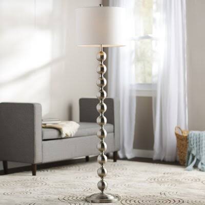 Galiana 59x22 Floor Lamp Base Finish Brushed Steel